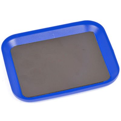 Plateau magn�tique T2M en alu bleu pour visserie T422555B