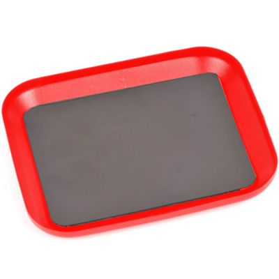 Plateau magn�tique T2M en alu rouge pour visserie T422555R