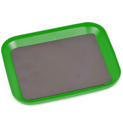 Plateau magn�tique T2M en alu vert pour visserie T422555V