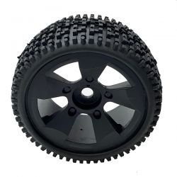 Pneus montés sur jantes noires Truggy 1/8 Torch Absima 1330369