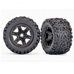 Pneus talon ext jantes jantes noires pour e-revo traxxax 8672