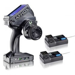 RADIO 3 VOIES ABSIMA CR3P + 2 RECEPTEURS 2.4GHZ WATERPROOF