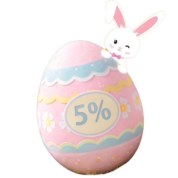 Remise de 5 pourcents 