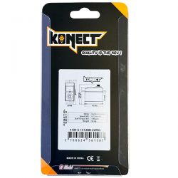Servo Konect Digital 15kg - 0.12s roulements et pignons m&eacute;tal