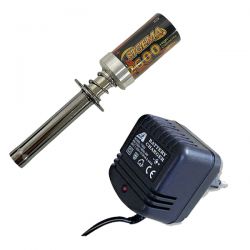 Soquet chauffe bougie de 2600mAh + chargeur rapide 500mAh