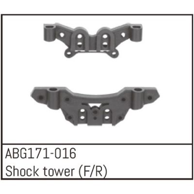 Supports amortisseurs avant et arri�re pour voiture rc 1/14 Absima abg171-016