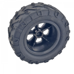 T2M paire de roues type Truck jantes noires pour Pirate XS