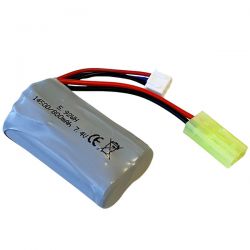 Taigen batterie Li-Ion 7,4v 800mAh prise Mini Tamiya