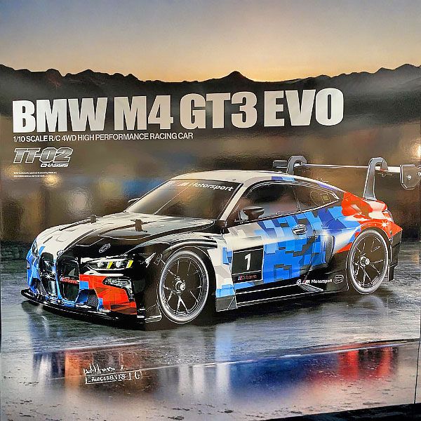 Tamiya BMW M4 GT3 EVO RC Kit TT-02 4WD - 58751