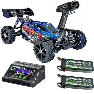 Team Magic Pack �co B8ER II Buggy 1/8 Brushless 4WD RTR 3-4S bleu