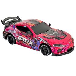 Toyota Supra Drift 4WD 1/43 RTR 1087X rose � Absima 10041