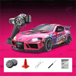 Toyota Supra Drift 4WD 1/43 RTR 1087X rose � Absima 10041