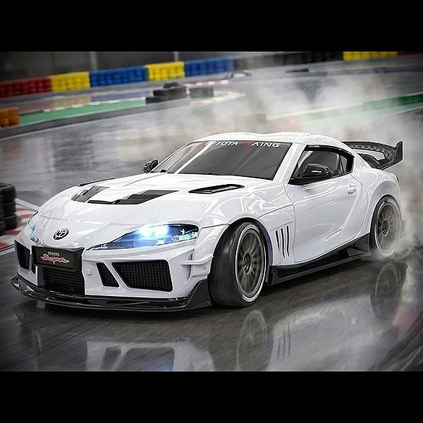 Toyota Supra Drift 4WD 1/43 RTR blanche � Absima 10043