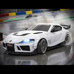 Toyota Supra Drift 4WD 1/43 RTR blanche � Absima 10043