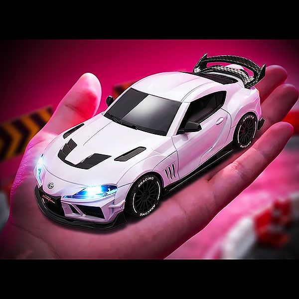 Toyota Supra Drift 4WD 1/43 RTR blanche � Absima 10043