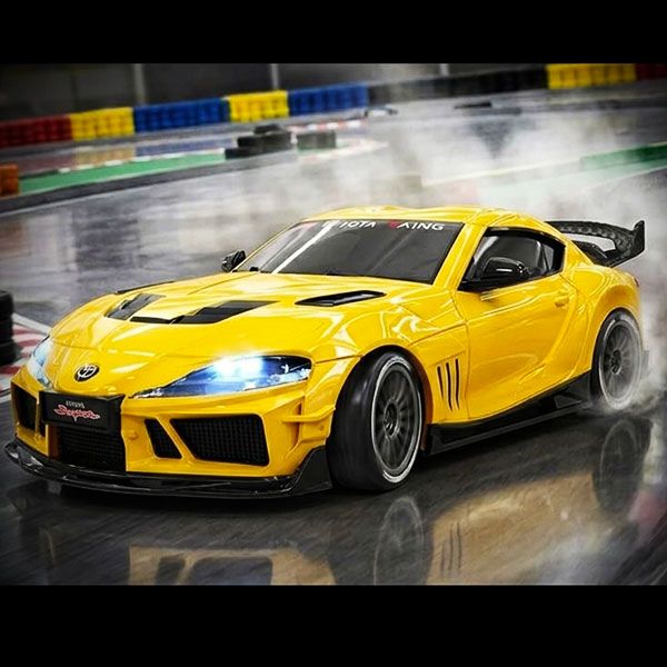 Toyota Supra Drift 4WD 1/43 RTR Jaune � Absima 10044