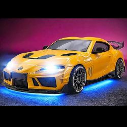 Toyota Supra Drift 4WD 1/43 RTR Jaune � Absima 10044