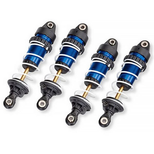Traxxas amortisseurs alu bleu pour Mini Maxx 10765-BLUE