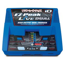 Traxxas chargeur double ez-peak live + 2x lipo 14.8v 6700mah 2997 2890 2973