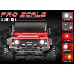 Traxxas kit d\'éclairage LED pour Land Rover TRX-4M 1/18 9784