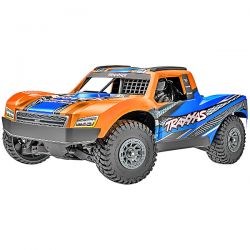 Traxxas Mini Slash 4WD BL-2S Brushless Short course carrosserie orange