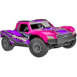 Traxxas Mini Slash 4WD BL-2S Brushless Short course carrosserie rose 108164-1-PINK