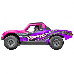 Traxxas Mini Slash 4WD BL-2S Brushless Short course carrosserie rose 108164-1-PINK