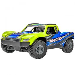 Traxxas Mini Slash 4WD BL-2S Short course Truck brushless carrosserie jaune 108164-1-YLW