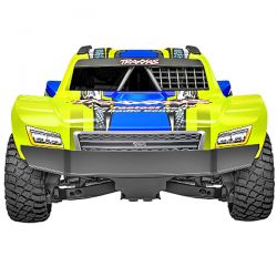 Traxxas Mini Slash 4WD BL-2S Short course Truck brushless carrosserie jaune 108164-1-YLW