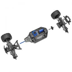Traxxas Pack éco Rustler VXL 1/10 4WD carrosserie bleue 67076-4-blue
