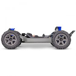 Traxxas rustler 2S 1/10 4WD moteur brushless carroserie bleu 67164-4-BLUE