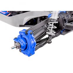 Traxxas rustler 2S 1/10 4WD moteur brushless carroserie bleu 67164-4-BLUE