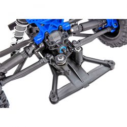 Traxxas rustler 2S 1/10 4WD moteur brushless carroserie bleu 67164-4-BLUE