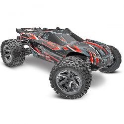 Traxxas Rustler HD VXL 1/10 4WD brushless carrosserie rouge 67376-4-RED