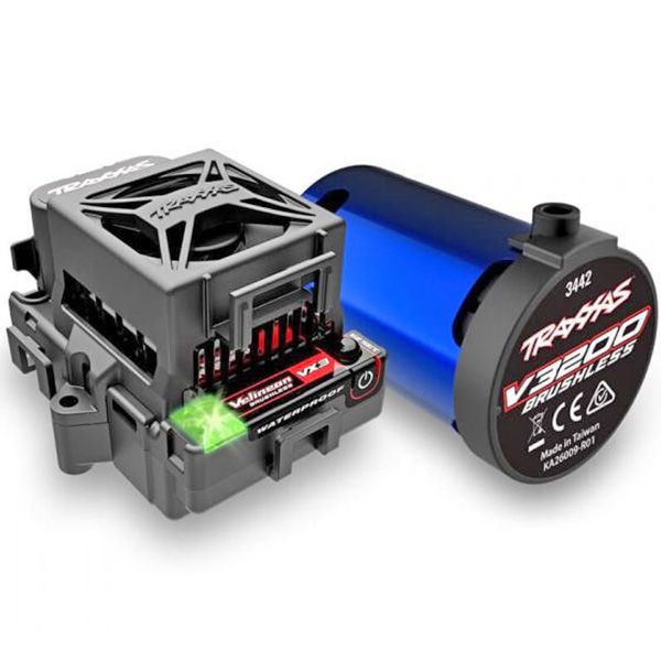 Traxxas Rustler VX3 HD Stadium Truck RC 4WD 1/10 Brushless rouge � 67464-4-RED
