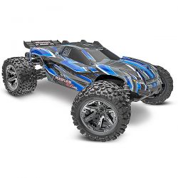 Traxxas Rustler VXL 1/10 4WD moteur brushless carrosserie bleue 67376-4-BLUE