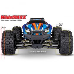 Traxxas WideMaxx 4S 4WD Brushless Tqi TSM carrosserie Rock\'n Roll