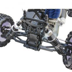 Truggy 1/10 thermique 4wd flash mhd bleu