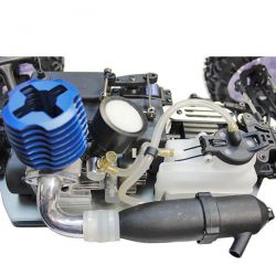 Truggy 1/10 thermique 4wd flash mhd bleu