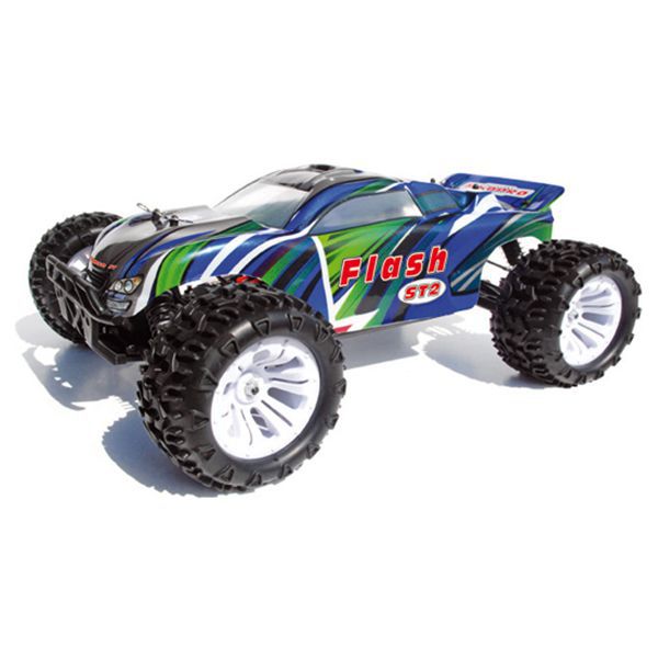 Buggy 1/10 thermique MHD Flash carrosserie bleue