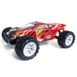 Truggy 1/10 thermique 4wd flash mhd rouge
