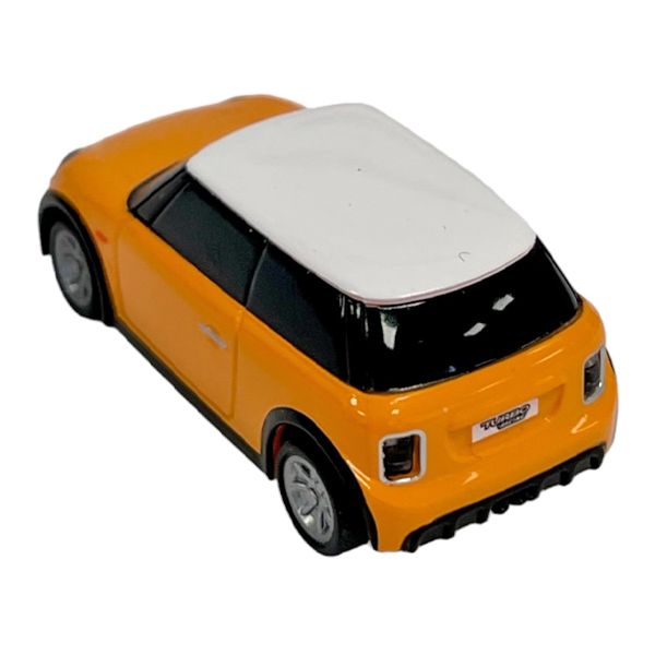 Mini voiture RC rally 1/76 ème orange