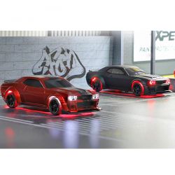 Turbo Racing muscle car rouge 1/76 TB-C75-RD