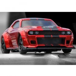 Turbo Racing muscle car rouge 1/76 TB-C75-RD