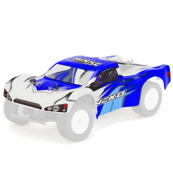 Veko carrosserie mini SC bleue pour voiture rc 1/24 VK1037-BL