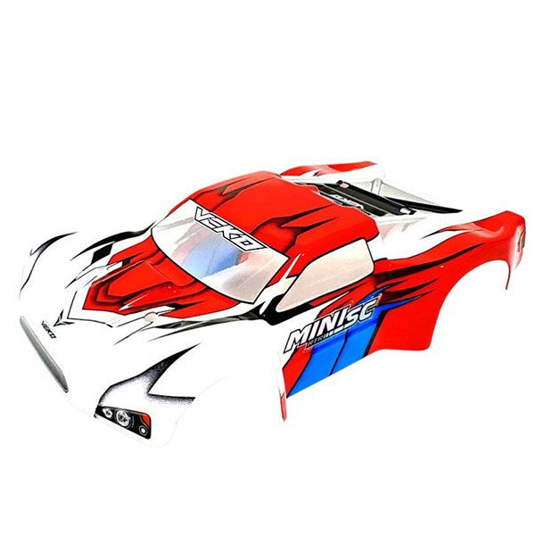 Veko carrosserie rouge pour mini SC 1/24 VK1037-RD