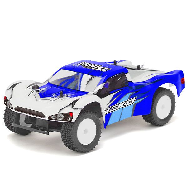 VEKO Mini SC 1/24 2X4 RTR Short Course RC carrosserie bleue VK0002BL