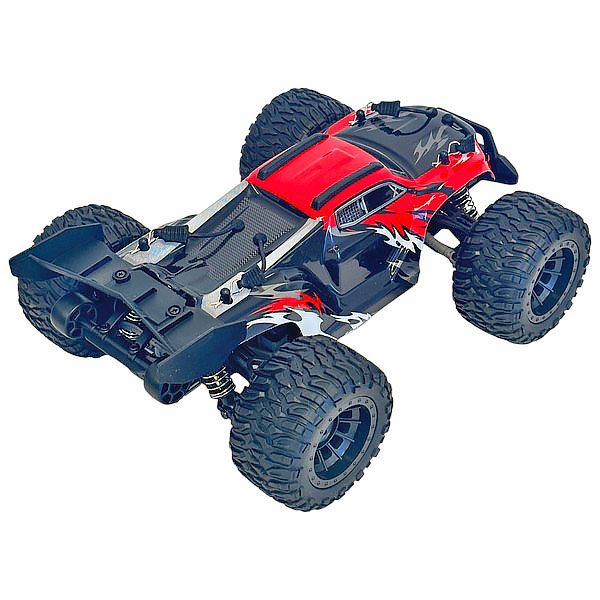 Vektor Fury MT18 Monster Truck RC 4x4 1/18 LED 30 km/h RTR Rouge