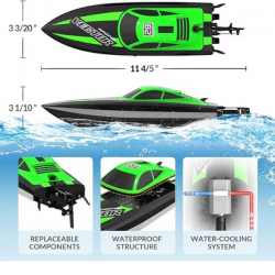 Volantex Lumen vert bateau télécommandé électrique 