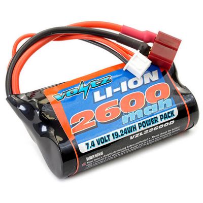 Voltz batterie Li-Ion 2600mAh 7,4V prise Dean VZL22600D